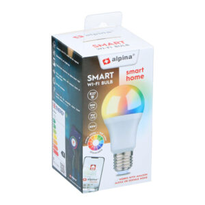 BOMBILLA INTELIGENTE RGB+E27 9W ALPINA