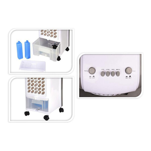 CLIMATIZADOR POR AGUA 80W 3,6l  24 x 26 x 57 cm EDM - Imagen 3