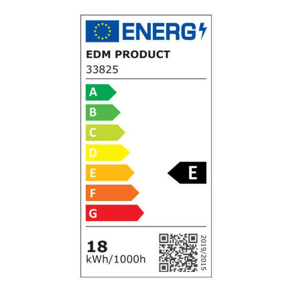 VENTILADOR DE TECHO CON ASPAS DE MADERA LUZ LED 3000/4000/6000K KARA POTENCIA: 30W EDM - Imagen 6