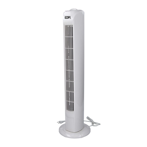 VENTILADOR DE TORRE. POTENCIA: 45W COLOR BLANCO 21x78cm EDM