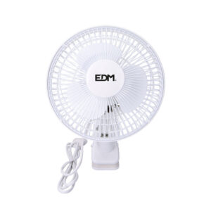 VENTILADOR DE PINZA. COLOR BLANCO 15W Ø21cm