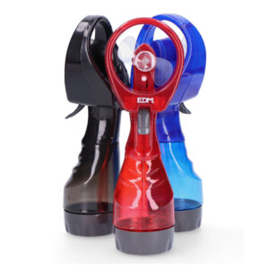 VENTILADOR PULVERIZADOR DE AGUA 2xAA (NO INCLUIDAS) EDM COLORES / MODELOS SURTIDOS