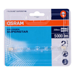 BOMBILLA HALOGENA LINEAL 118mm SUPERSTAR 230W 220V (EQU. 300W) OSRAM