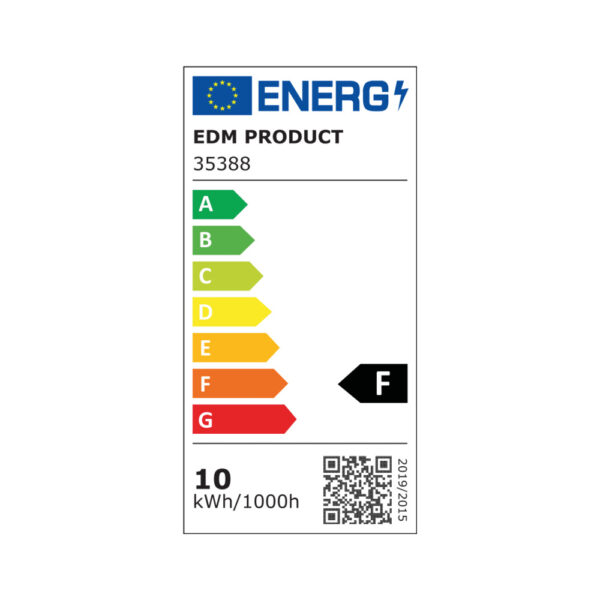 BOMBILLA "CREPUSCULAR" STANDARD LED E27 10W 932lm 6400K LUZ FRIA Ø6x11cm EDM