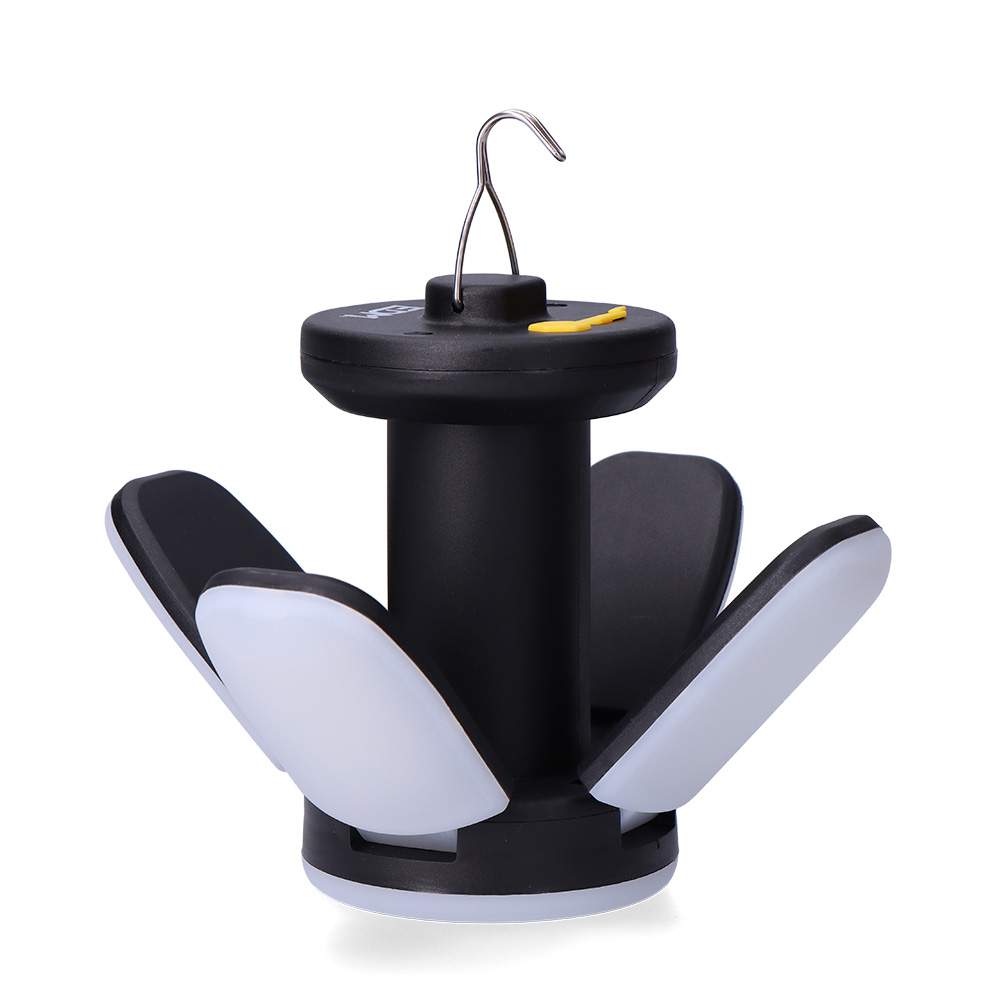 LÁMPARA PLEGABLE DE CAMPING RECARGABLE 6W 500Lm 60 LEDS.