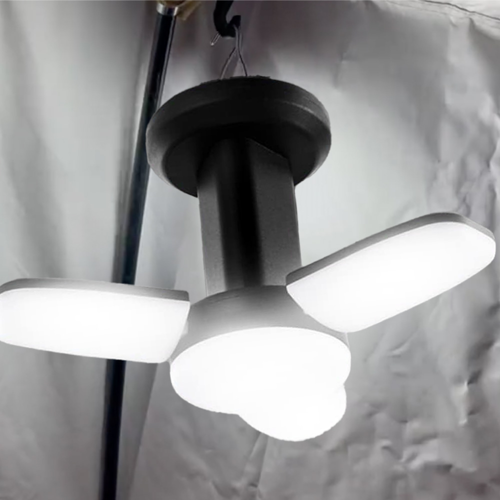 LÁMPARA PLEGABLE DE CAMPING RECARGABLE 6W 500Lm 60 LEDS. - Imagen 6