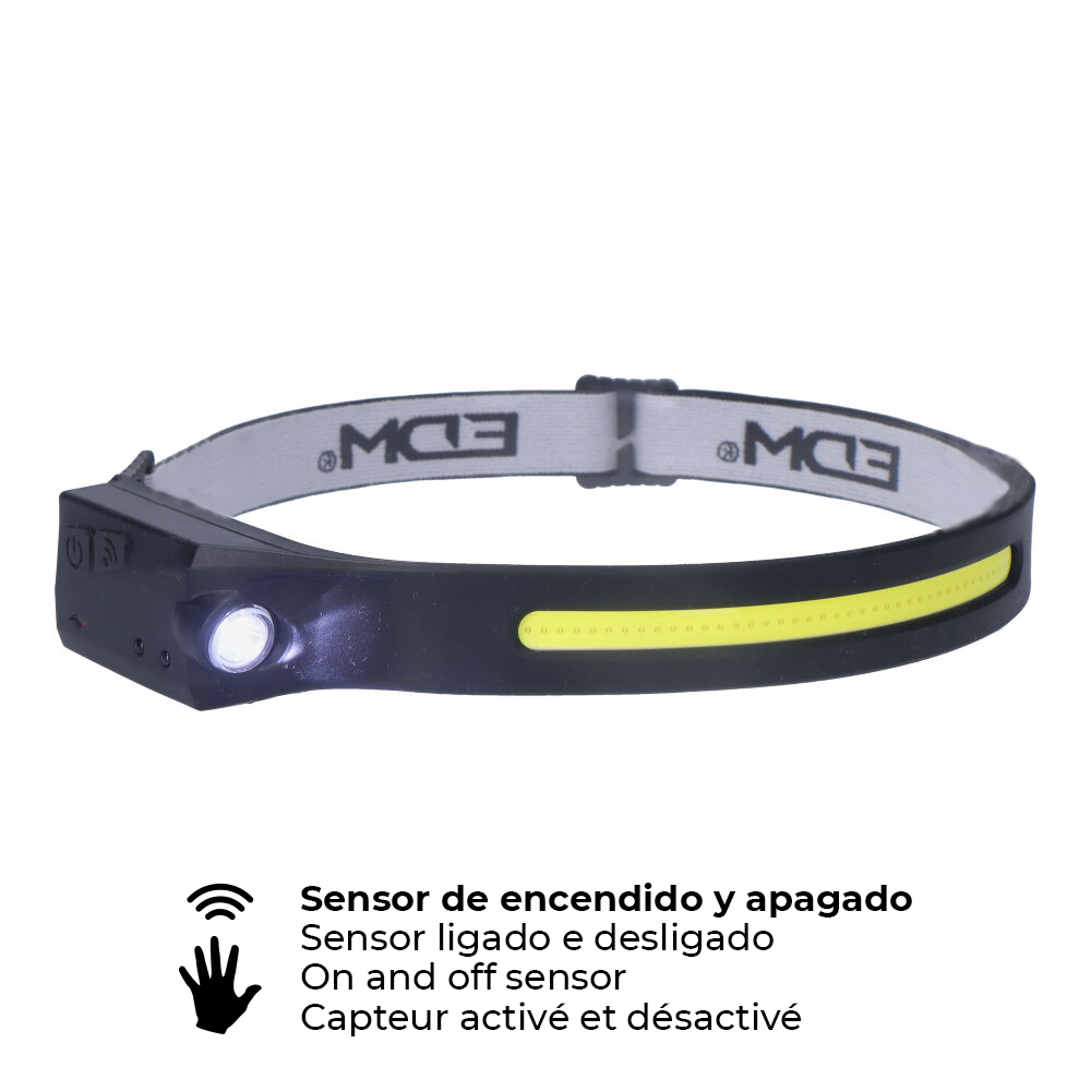LINTERNA FRONTAL CON SENSOR RECARGABLE - Imagen 2