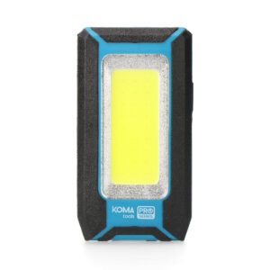 LINTERNA LED COB 8W 500lm PROFESIONAL. RECARGABLE CON USB. CON GANCHO + IMAN FUNCION POWER BANK. INCLUYE CABLE DE CARGA. KOMA TOOLS