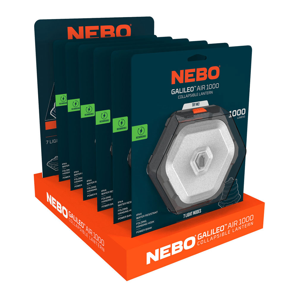 LÁMPARA GALILEO AIR 1000. PLEGABLE RECARGABLE. NEBO - Imagen 3