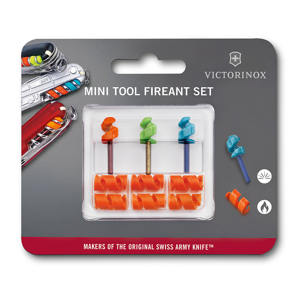 SET PARA HACER FUEGO NARANJA, MEDIDA 8x8x27mm, PESO 5G. VICTORINOX
