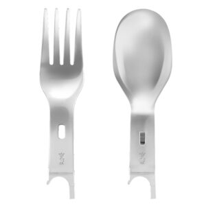 COMPLEMENTOS SET DE PICNIC, NAVAJA Nº8 + 2 CUBIERTOS. OPINEL