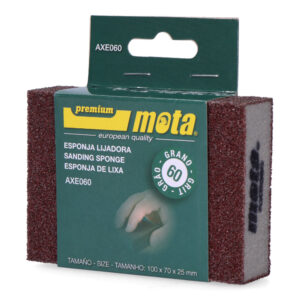 LIJA DE ESPONJA ALUMINA GRANO 60 AXE060 MOTA