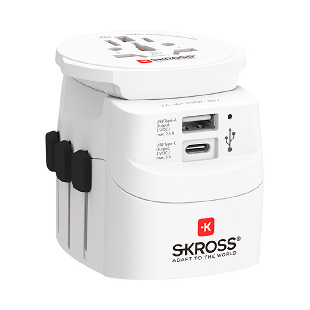 SET 2 MULTI ADAPTADORES DE VIAJE SKROSS 1302472