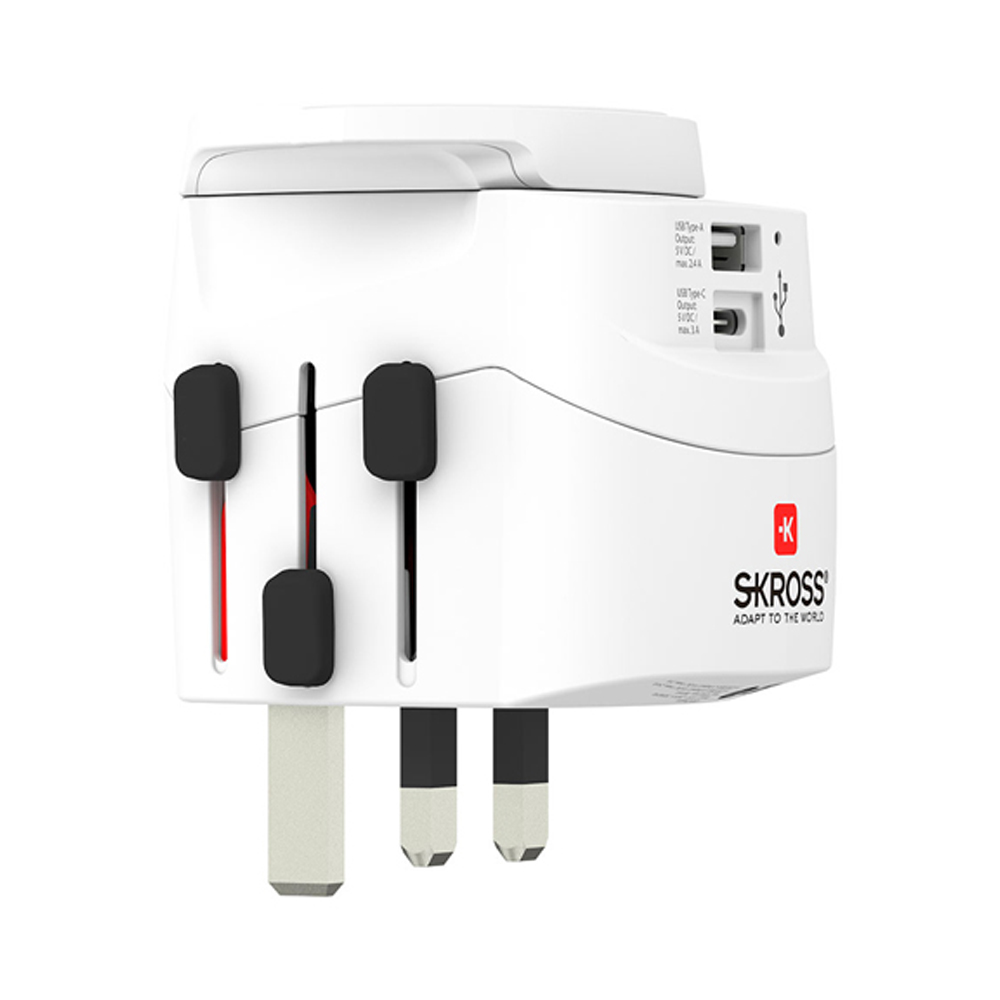 SET 2 MULTI ADAPTADORES DE VIAJE SKROSS 1302472 - Imagen 2