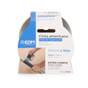 CINTA MULTIUSO AMERICANA 10m x 50mm NEGRO