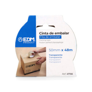 CINTA DE EMBALAR TRANSPARENTE 48 MICRAS 48m x 50mm
