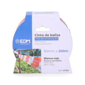 CINTA DE BALIZA BLANCA/ROJA 200m x 50mm