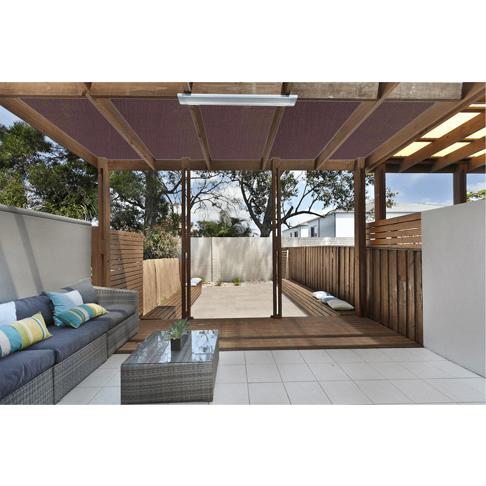 MALLA DE OCULTACION PREMIUM MARRÓN 2x5m FUN&GO - Imagen 2