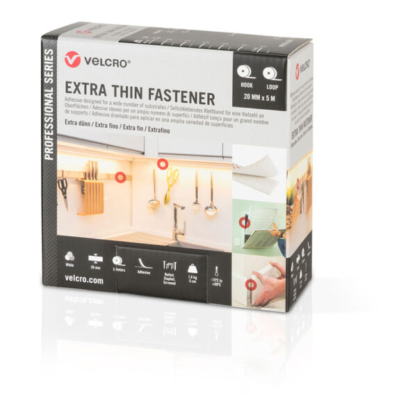 CINTA ADHESIVA EXTRAFINA, BLANCA, 20mm x 5m - Imagen 4