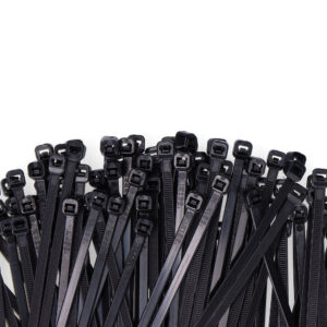 BRIDAS NEGRAS 100x2,5mm (BOLSA 100 unid.) NYLON ALTA CALIDAD