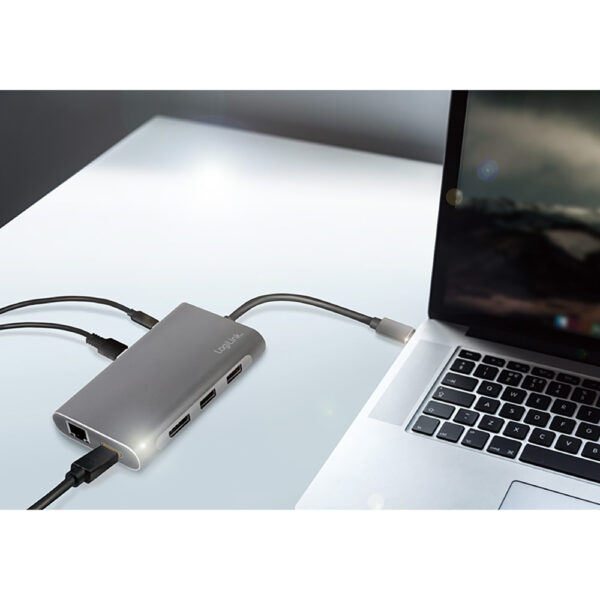 DOCKING STATION USB-C 3.2 GEN 1 UA0382 LOGILINK - Imagen 3