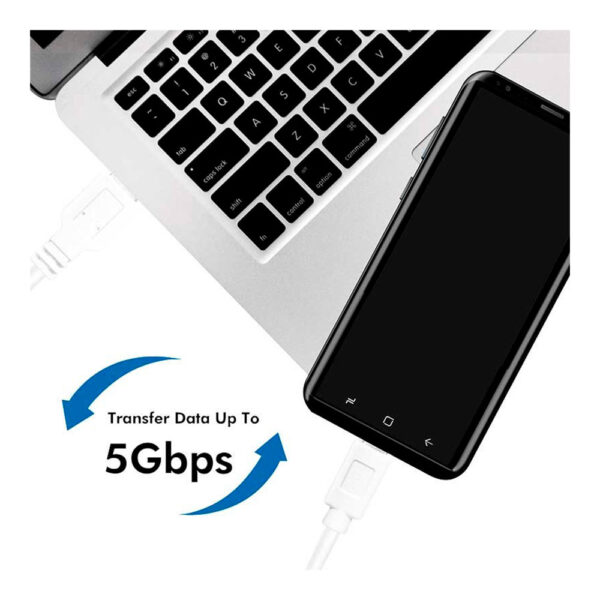 CABLE CARGA+DATOS USB A-C 1m SMARTPHONE ANDROID LOGILINK - Imagen 2