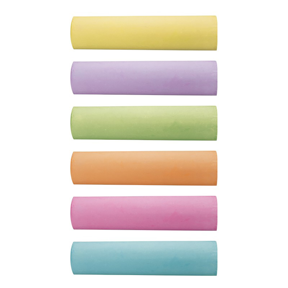 CAJA CON 6 TIZAS DE COLORES MAXI MILAN