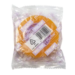 CINTA ADHESIVA 12mm x 33m (AMARILLO TRANSPARENTE) MILAN