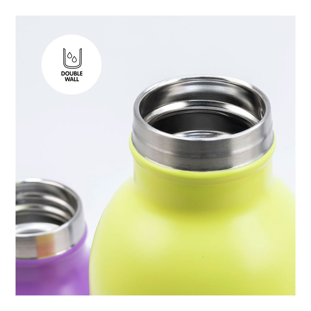 BOTELLA ISOTÉRMICA DE ACERO INOXIDABLE 304 354ml TURQUESA, EDICIÓN SUNSET MILAN - Imagen 3