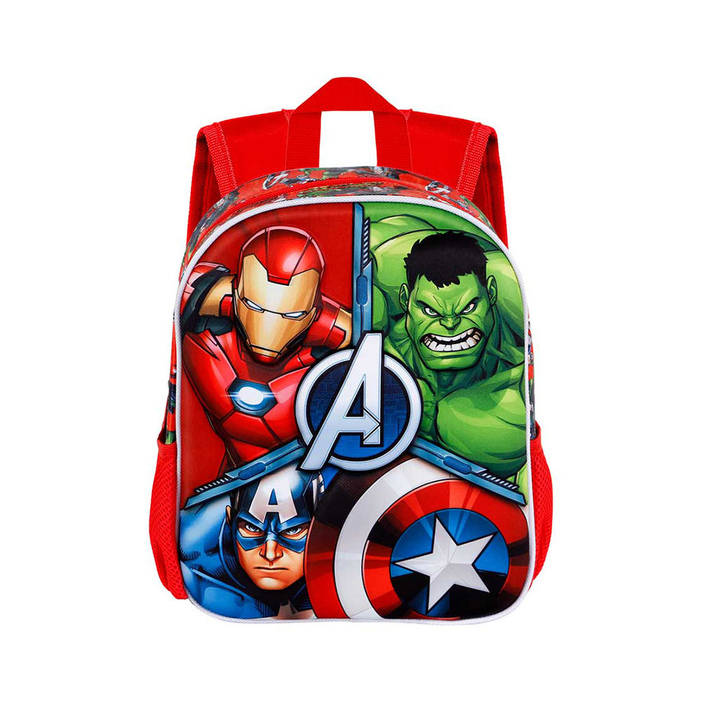 MOCHILA 3D PEQUEÑA LOS VENGADORES MASSIVE. 8,5 L. KARACTERMANIA
