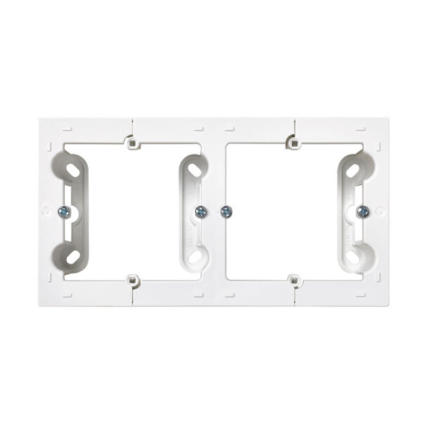 CAJA DOBLE DE SUPERFICIE BLANCO