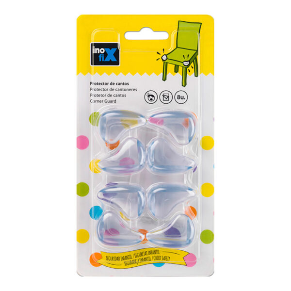 PROTECTOR CANTOS TRANSPARENTE 5001-0-001 (BLISTER 8 unid.) INOFIX