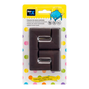 PROTECTOR CANTOS ACOLCHADO MARRON 5002-4-001 (BLISTER 4 unid.) INOFIX