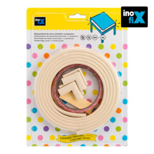 ROLLO PROTECTOR CANTOS 2m + 4 ESQUINERAS BLANCO 5004-2-001 (BLISTER) INOFIX
