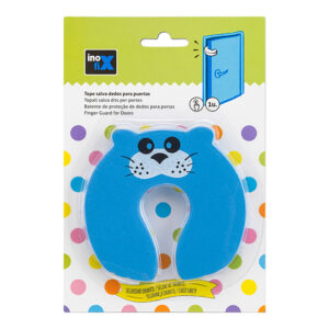 TOPE SALVA DEDOS PUERTAS AZUL 5212-6-001 (BLISTER) INOFIX