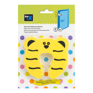 TOPE SALVA DEDOS PUERTAS AMARILLO 5214-9-001(BLISTER) INOFIX