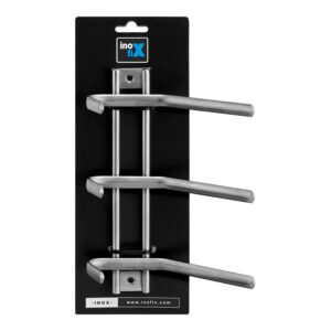 COLGADOR ACERO INOXIDABLE 6 GANCHOS DOBLE 3716-1-00 (BLISTER) INOFIX