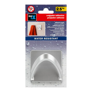 COLGADOR RESISTENTE AL AGUA MODELO CINTA CROMO 2190-7-000 (BLISTER) INOFIX