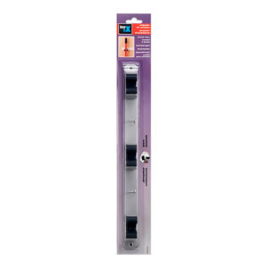 COLGADOR TRIPLE PARA ESCOBAS 3033-2-000  (BLISTER) INOFIX