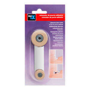 TOPE RETENEDOR GIRATORIO METALICO BEIGE (BLISTER) INOFIX