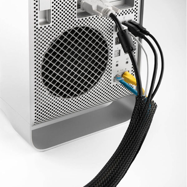MALLA AGRUPADORA DE CABLES 1,5m NEGRO INOFIX - Imagen 4