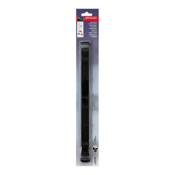 COLGADOR ESCOBAS NEGRO 3034-3 INOFIX
