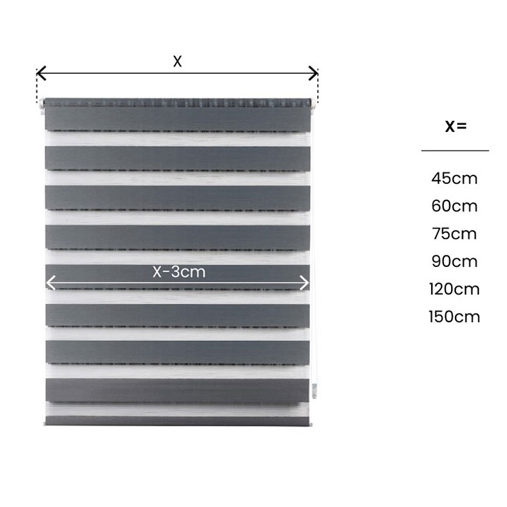 ESTOR ENROLLABLE CLIP&FIX NOCHE&DIA PLATA 150x180cm CINTACOR - STORPLANET - Imagen 6