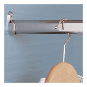 BARRA ARMARIO OVALADA CROMADA 200cm CINTACOR - STORPLANET