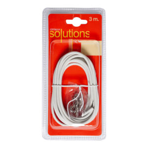 CABLE PLASTIFICADO BLANCO (GUSANILLO) 3m PORTAVISILLO PV025  CINTACOR - STORPLANET