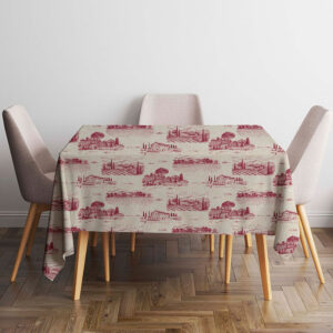 ROLLO 25m TEJIDO ANTIMANCHAS RESINADO CALANQUES 301 140cm. THINGS HOME TRADE.