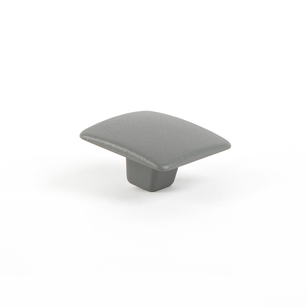 BLISTER CON 4 POMOS METÁLICOS PARA MUEBLE, CON ACABADO ALUMINIO MOD. 782 37x37mm REI - Imagen 2