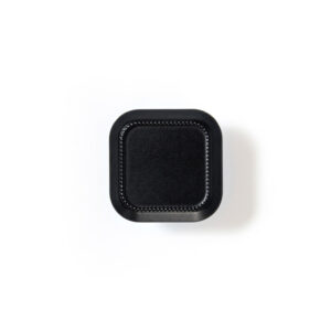 BLISTER CON 4 POMOS METÁLICOS PARA MUEBLE, CON ACABADO NEGRO MATE MOD. 3120 30x30mm REI