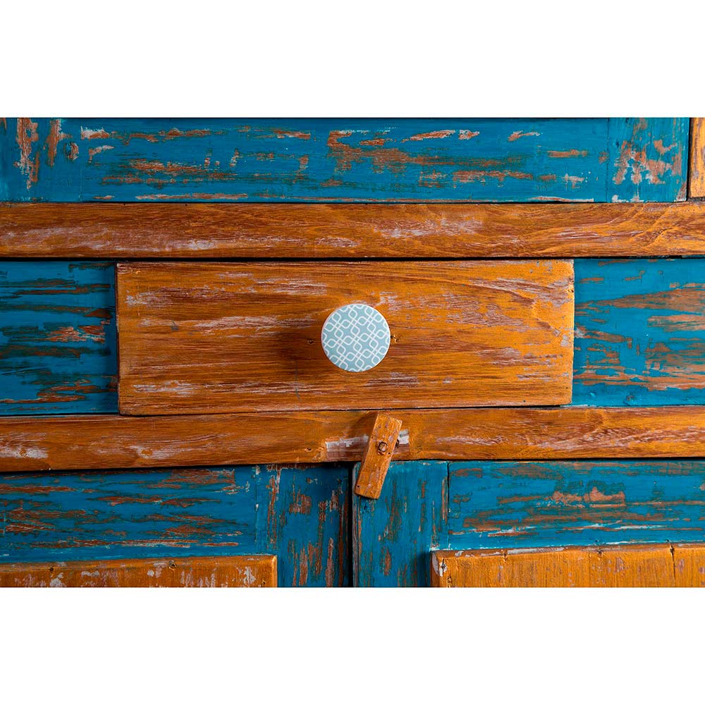 BLISTER CON 4 POMOS REDONDOS PARA MUEBLE FABRICADO EN MADERA ACABADO GRIS MOD. E225 Ø38mm REI - Imagen 3