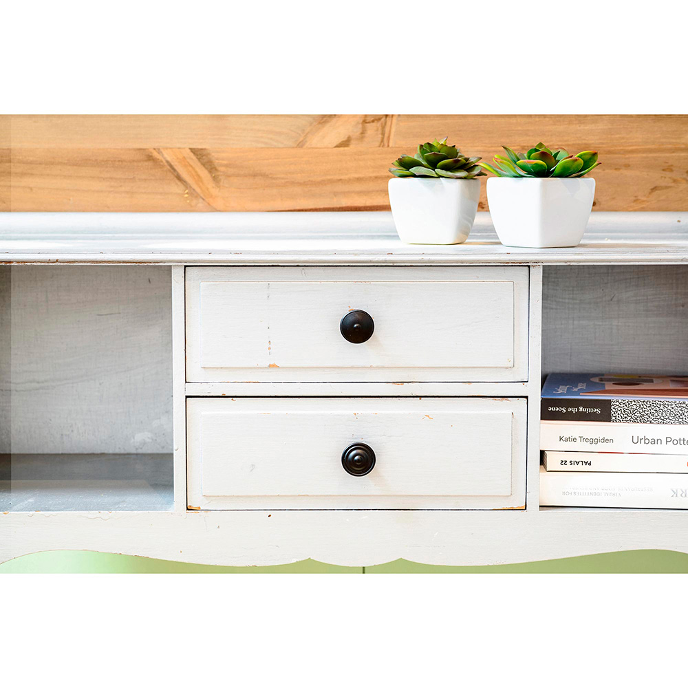 BLISTER CON 4 POMOS REDONDOS PARA MUEBLE FABRICADO EN ZAMAK ACABADO NEGRO MATE MOD. 3121 Ø30mm REI - Imagen 4